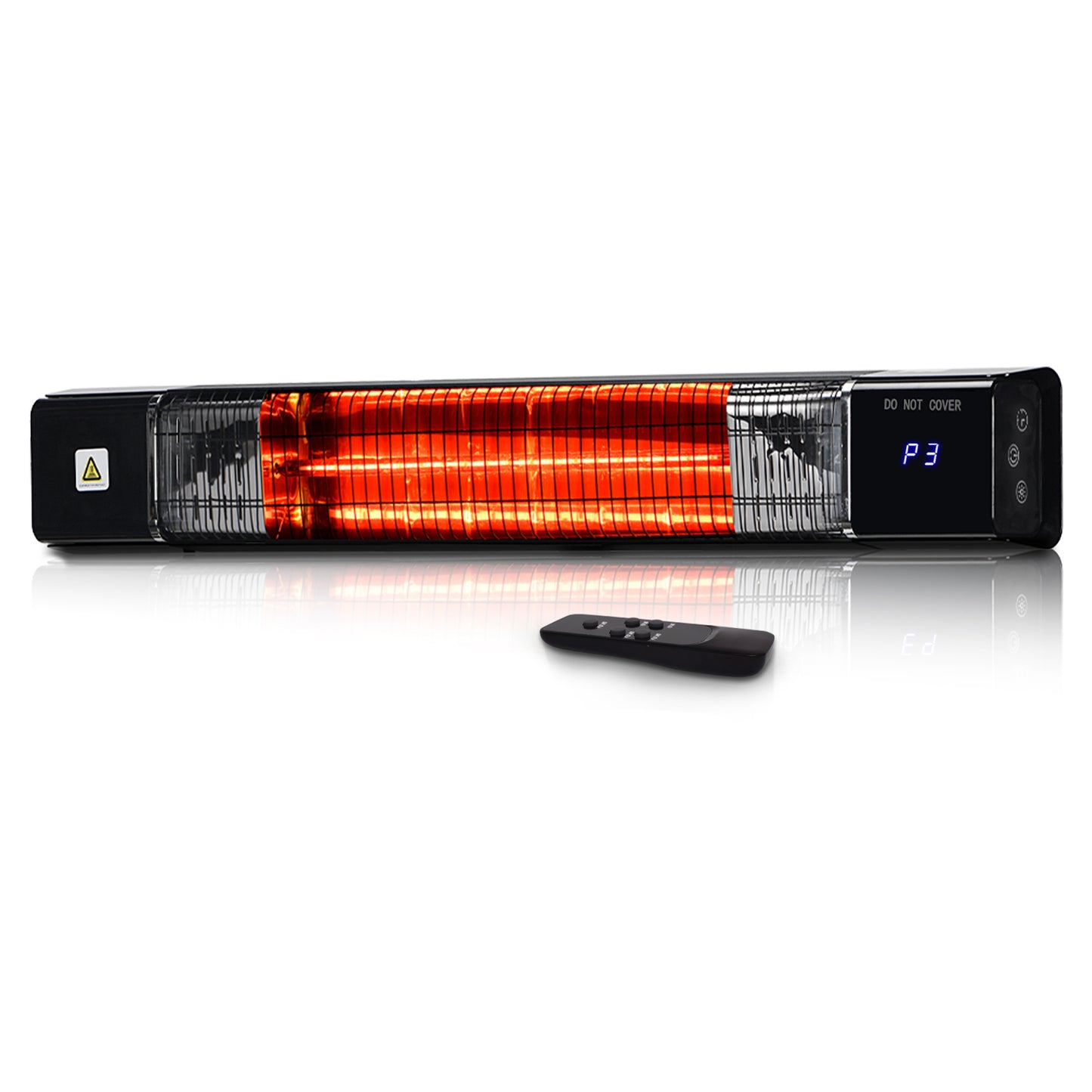 MEPTY Electric Wall mounted Heaters for Outdoor Use, Outdoor Patio Heater with 24H Timer, Remote, Overheat Waterproof Protection, Garage Heater