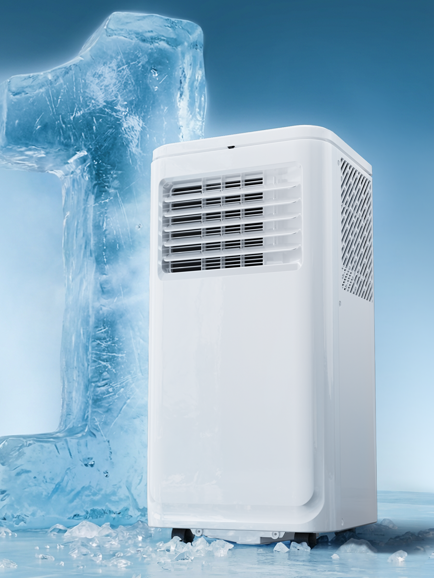 MEPTY Portable Air Conditioners, 10000 BTU Portable AC Unit with Remote, Dehumidifier, Sleep Mode, 24H Timer, Cools Room up to 450 sq.ft